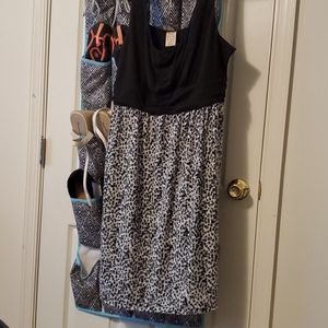 Black and white dress